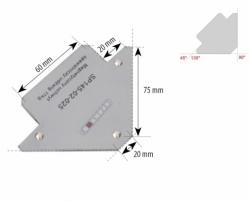 Magnet úhlový Spartus nosnost 11kg