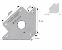 Magnet úhlový Spartus nosnost 22kg