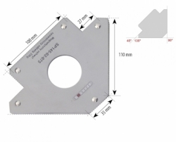 Magnet úhlový Spartus nosnost 33kg